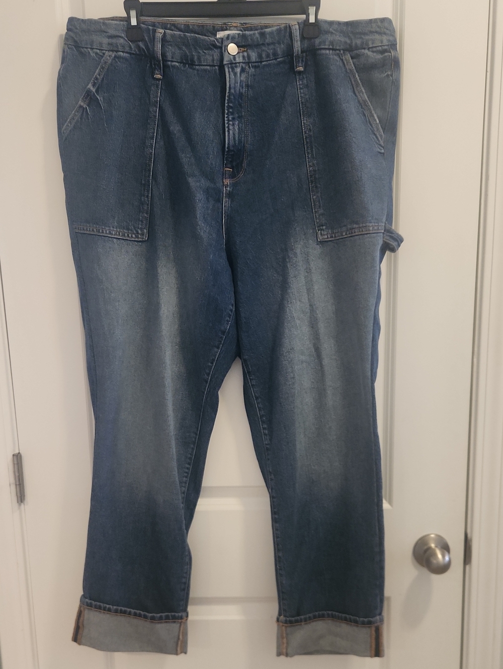 Good American The Weekender Carpenter Jeans
